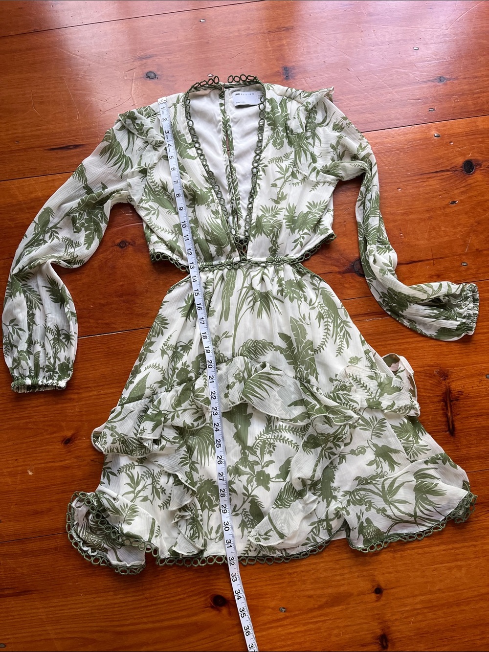 ASOS Ruffle Mini Dress - Picture 7 of 9
